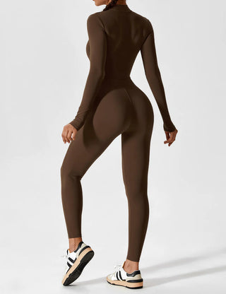 Roxanne Eternal Goddess Seamless Long-Sleeve Yoga Jumpsuit