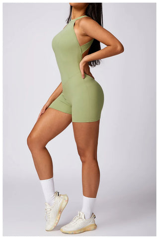 Sexy Bodysuit Workout Rompers One Piece