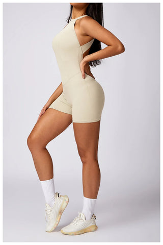 Sexy Bodysuit Workout Rompers One Piece